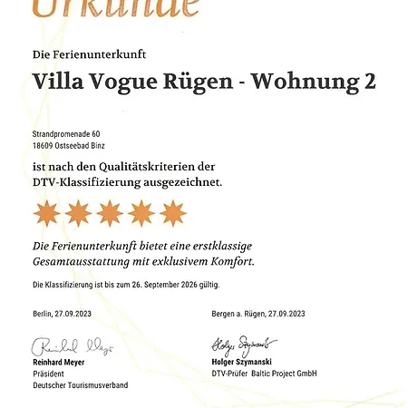 Meeresrauschen Vogue Apartman *